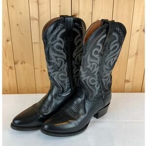 Dan Post Men's Western Dress Boots, Black - Size 9.5